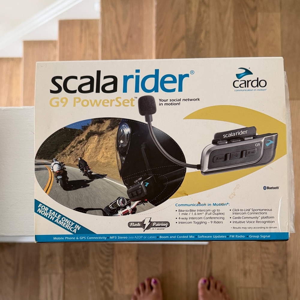 Scala Rider G9 PowerSet - Black